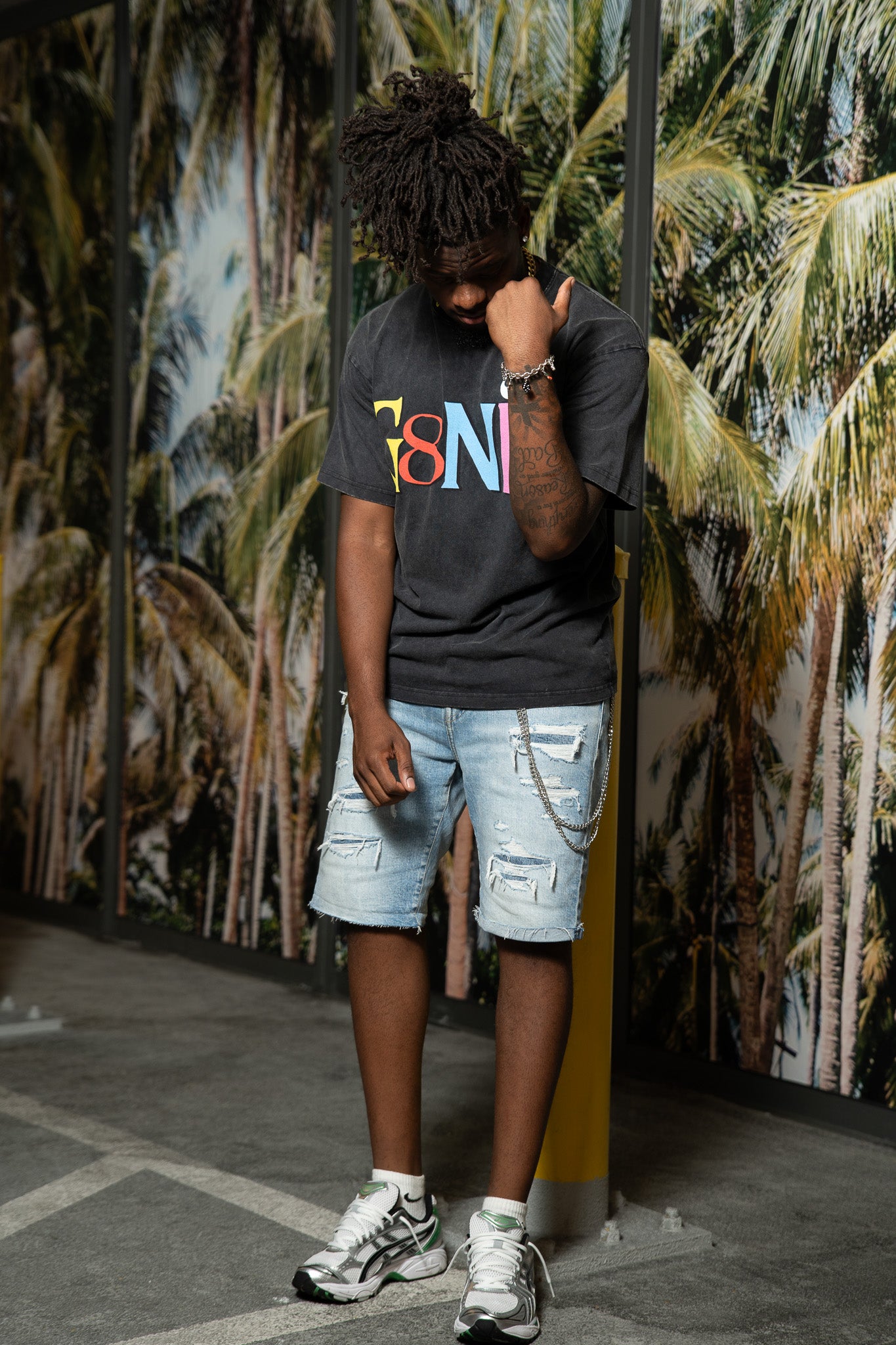 G8 "GEM" Tee (Washed Black)