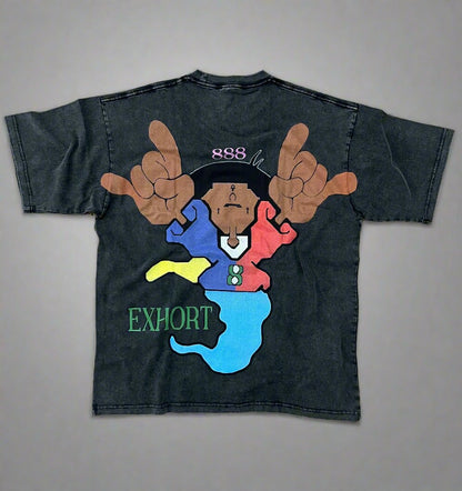 G8 "GEM" Tee (Washed Black)