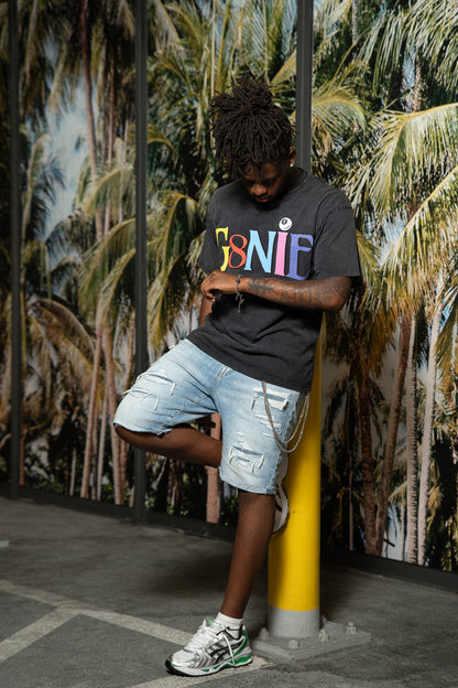 G8 "GEM" Tee (Washed Black)