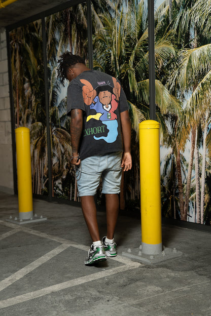 G8 "GEM" Tee (Washed Black)